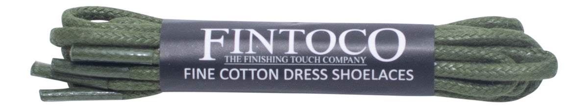 Mens Waxed Cottton Dress Shoelaces