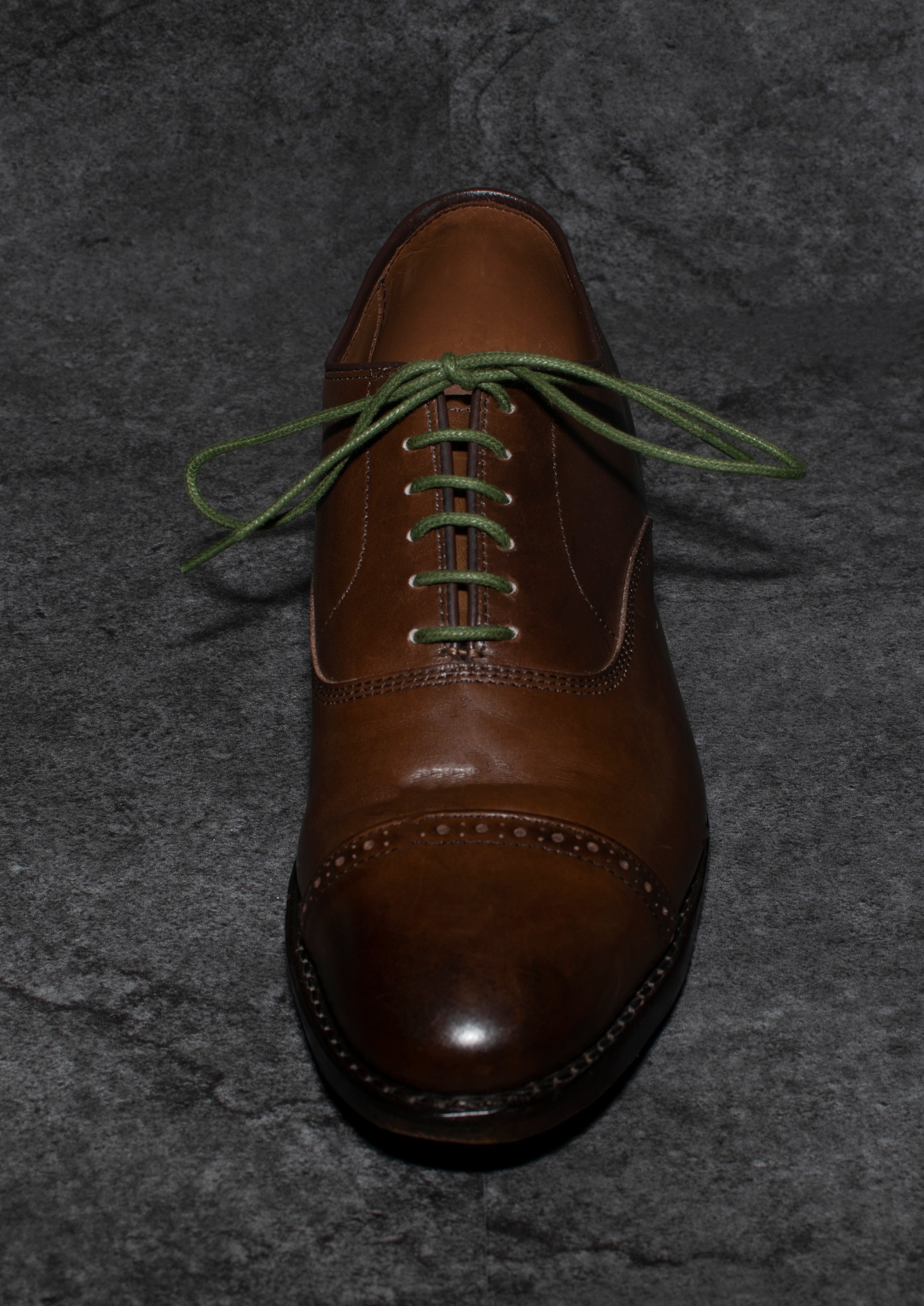 Mens Waxed Cottton Dress Shoelaces - Fintoco