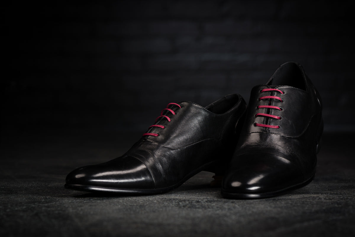 Flat &quot;Skinnys&quot; Dress Shoelaces - Burgundy