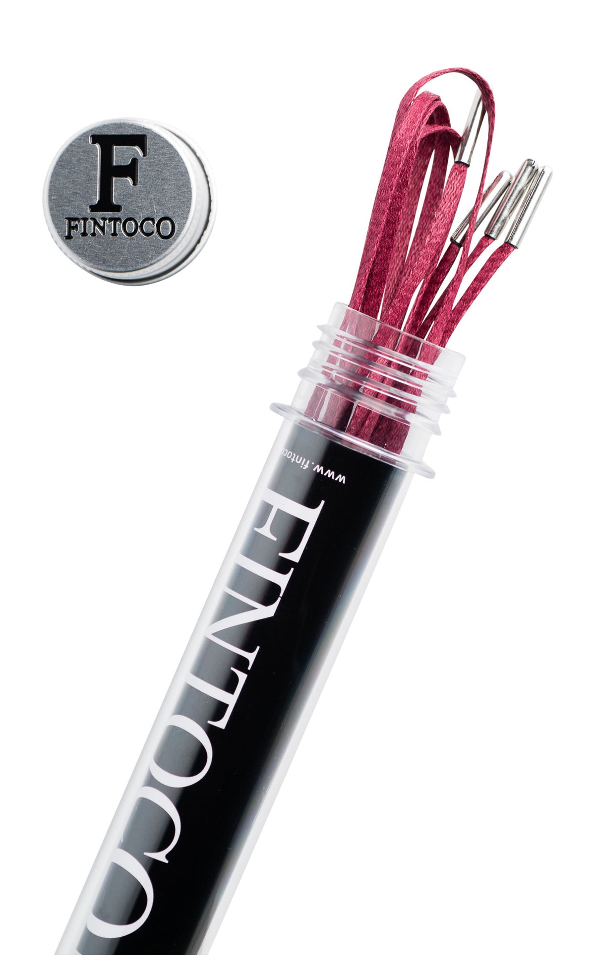 Flat &quot;Skinnys&quot; Dress Shoelaces - Burgundy