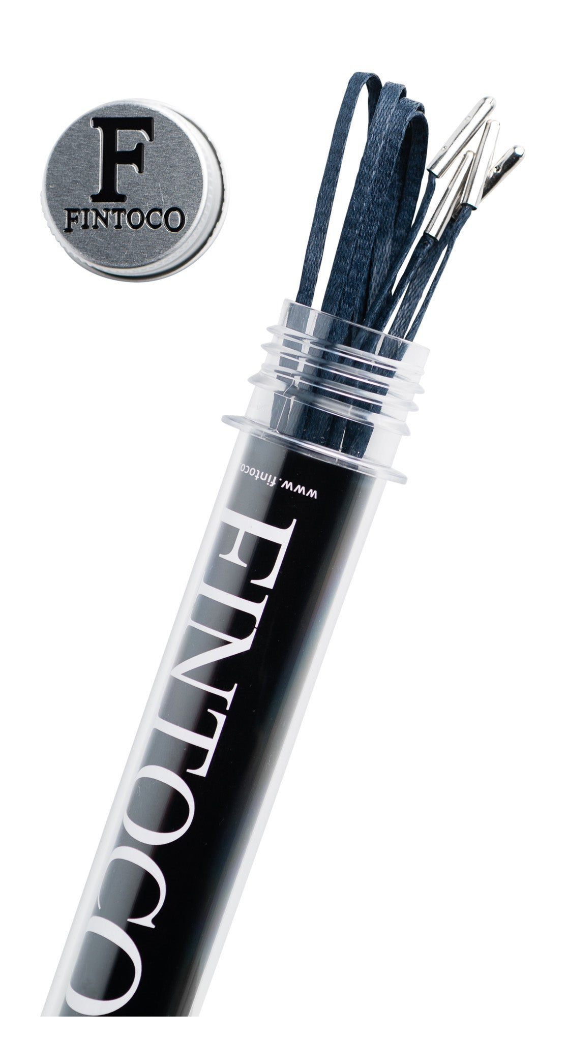 Flat "Skinnys" Dress Shoelaces - Navy Blue