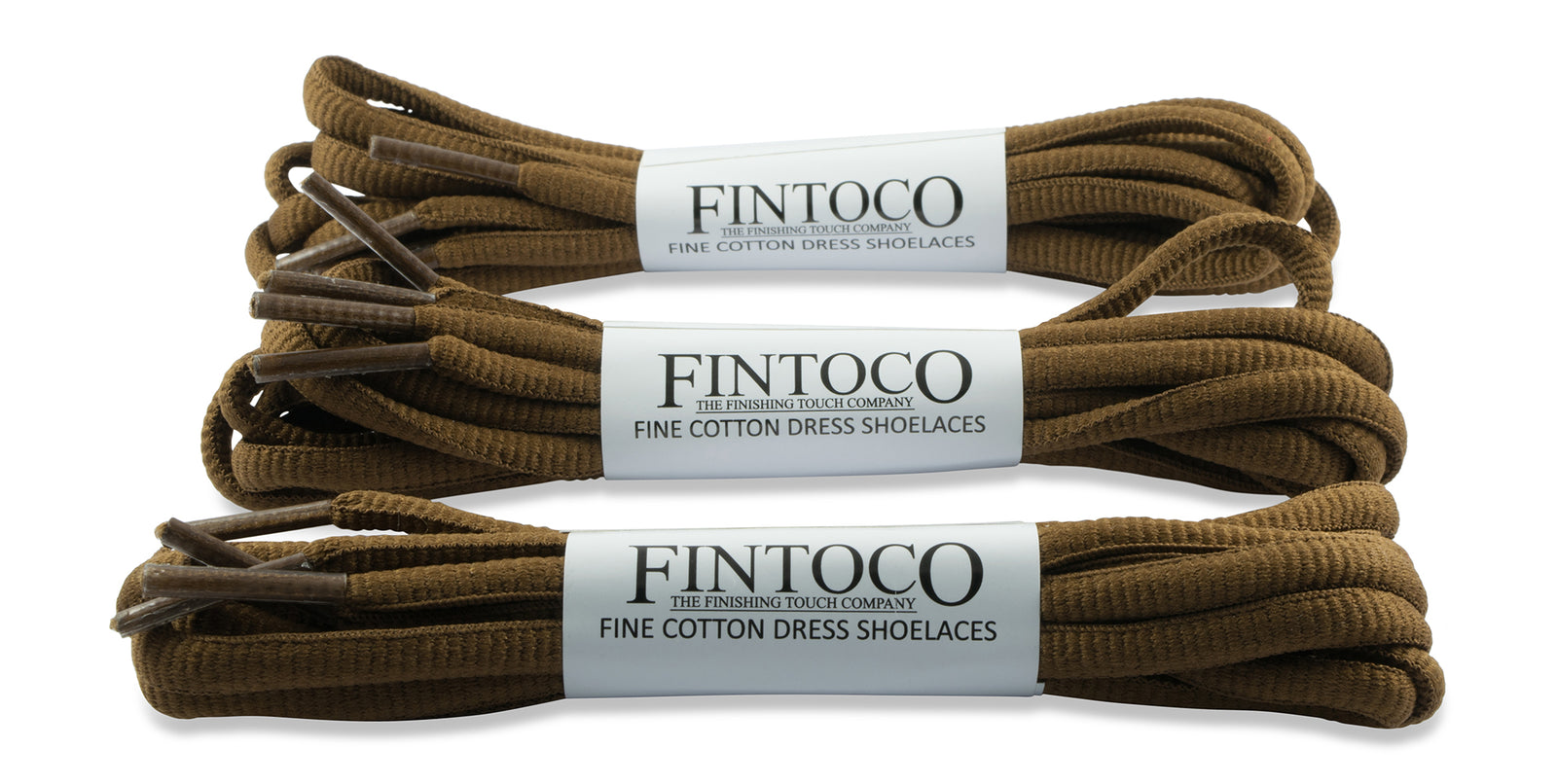 Oval Athletic Shoelaces - Dark Brown