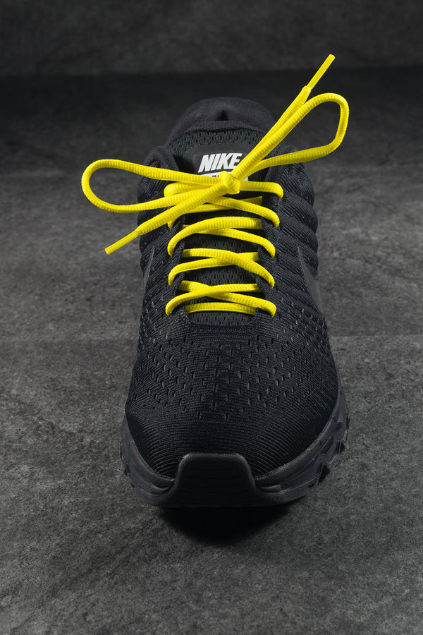  Neon Yellow Flat Athletic Laces 45 Inch 2 Pair Pack : Clothing,  Shoes & Jewelry