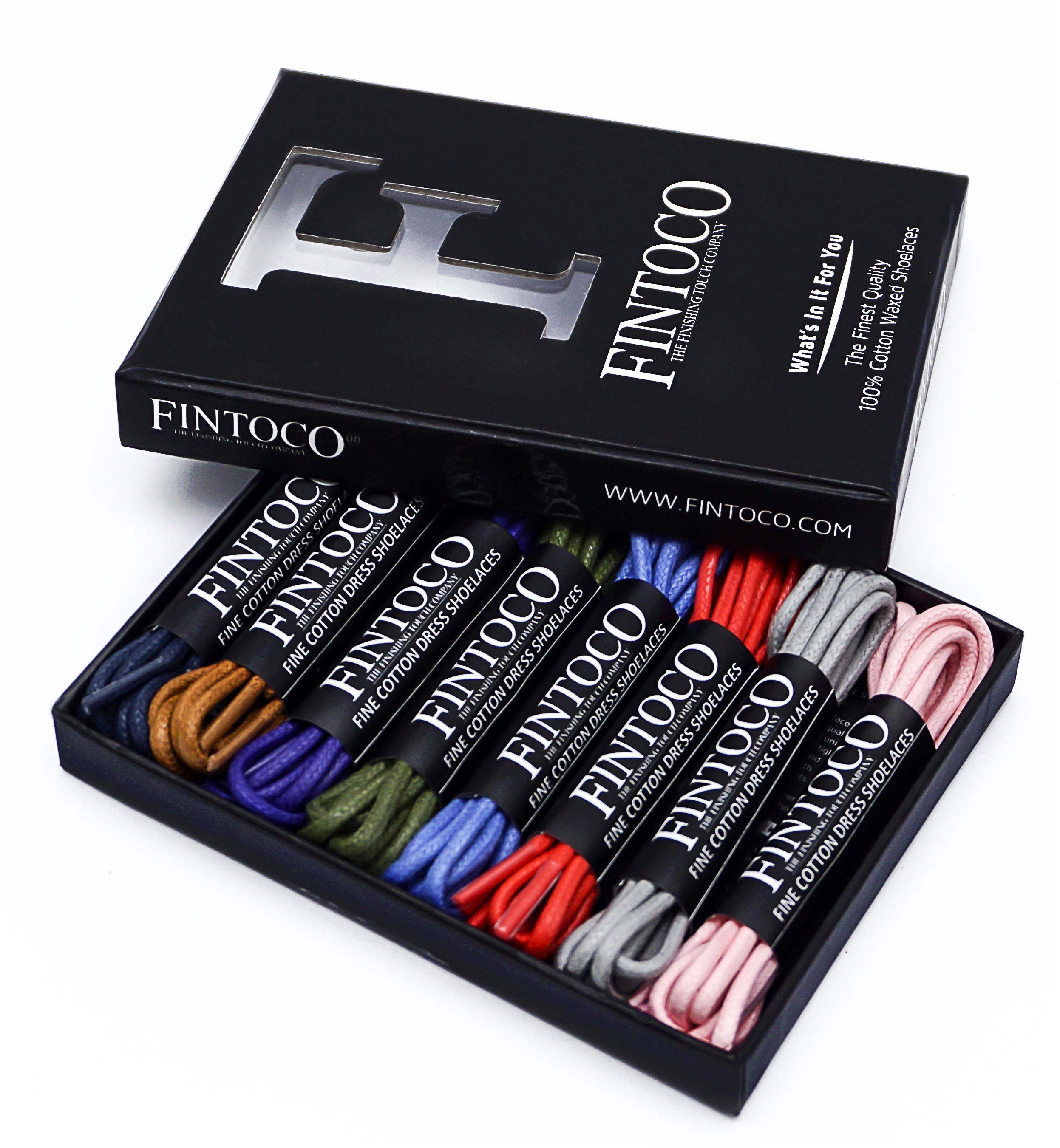 8 Pairs of Dress Shoelaces - Gift Set 8 Pairs of Dress Shoelaces - Gift Set
